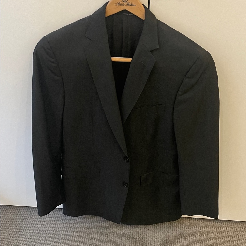 Z Zegna Dark Gray/Black Blazer